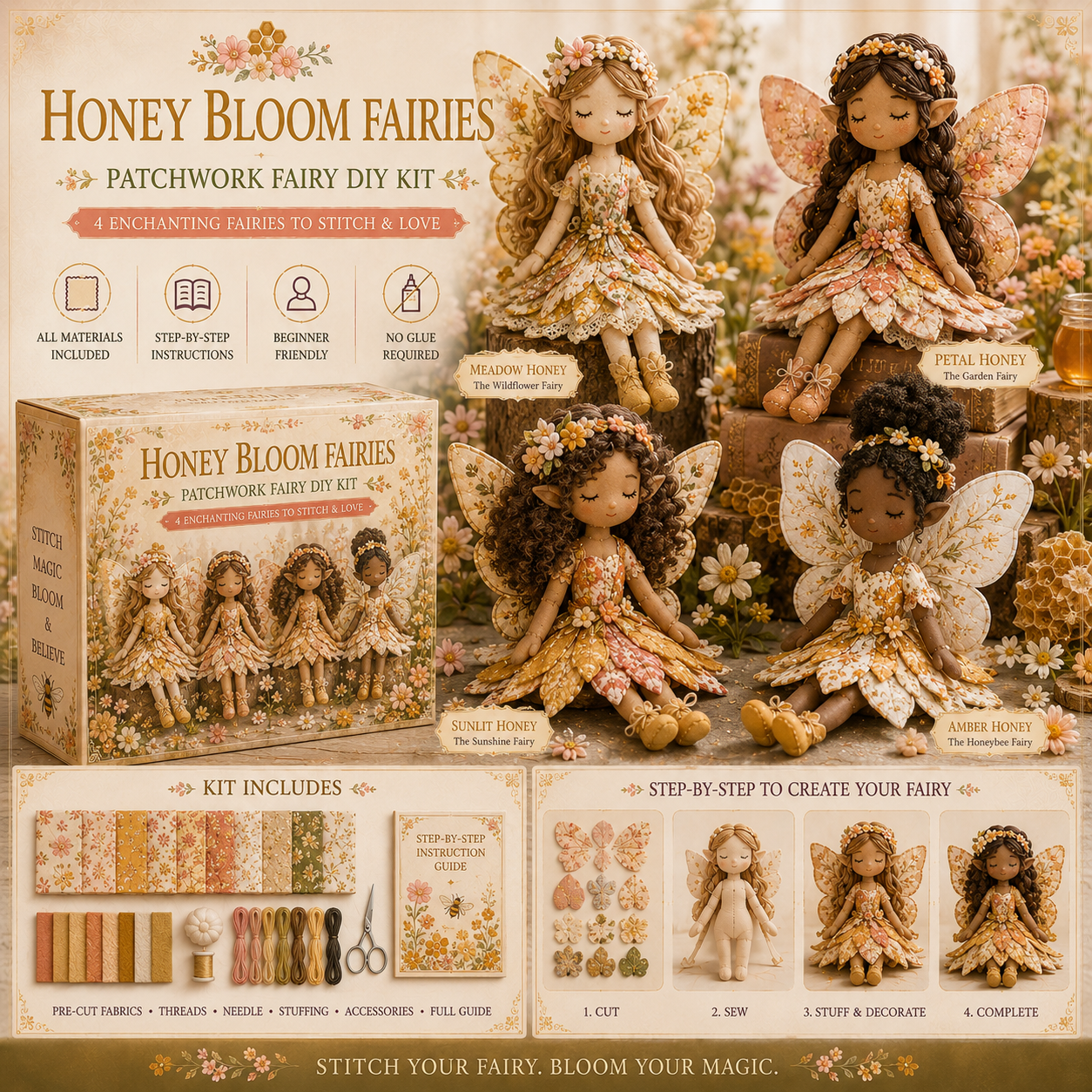 💕Tiny Fairies You Make By Hand