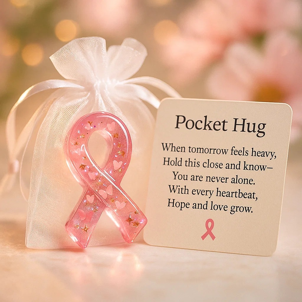 Pink Ribbon Pocket Hug