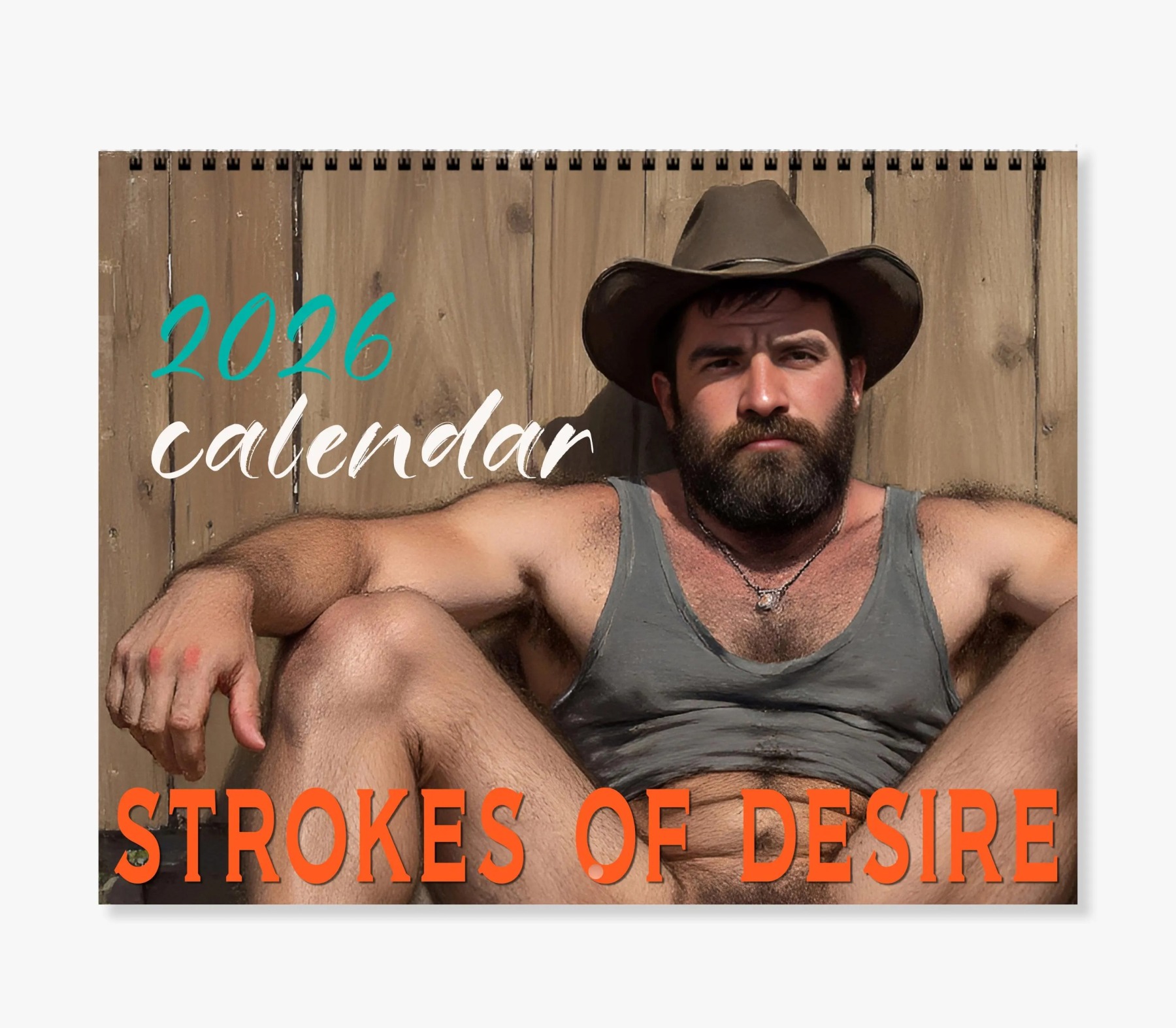 🔥 Strokes of Desire 2026 Calendar – 12 Months of Bold Masculinity