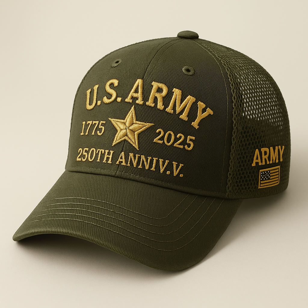 U.S. Army 250th Anniversary Mesh Baseball Cap