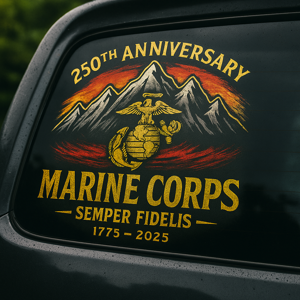 Marine Corps 250th Anniversary Decal
