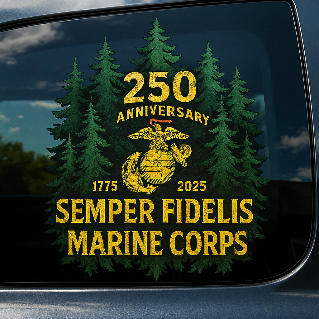 Marine Corps 250th Anniversary Decal