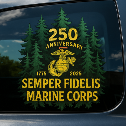 Marine Corps 250th Anniversary Decal