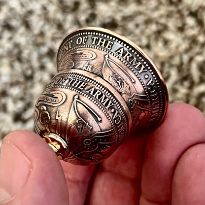Handmade 250th Anniversary U.S. Army Motorcycle Bells