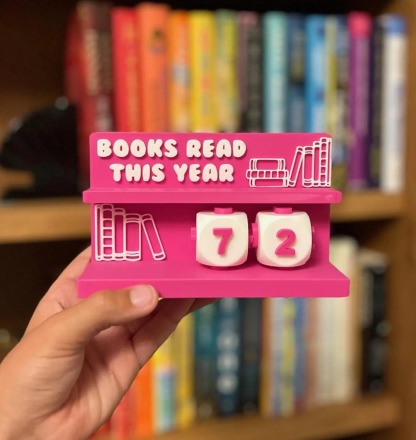 📚 Books Read This Year Counter – Fun & Colorful Reading Tracker