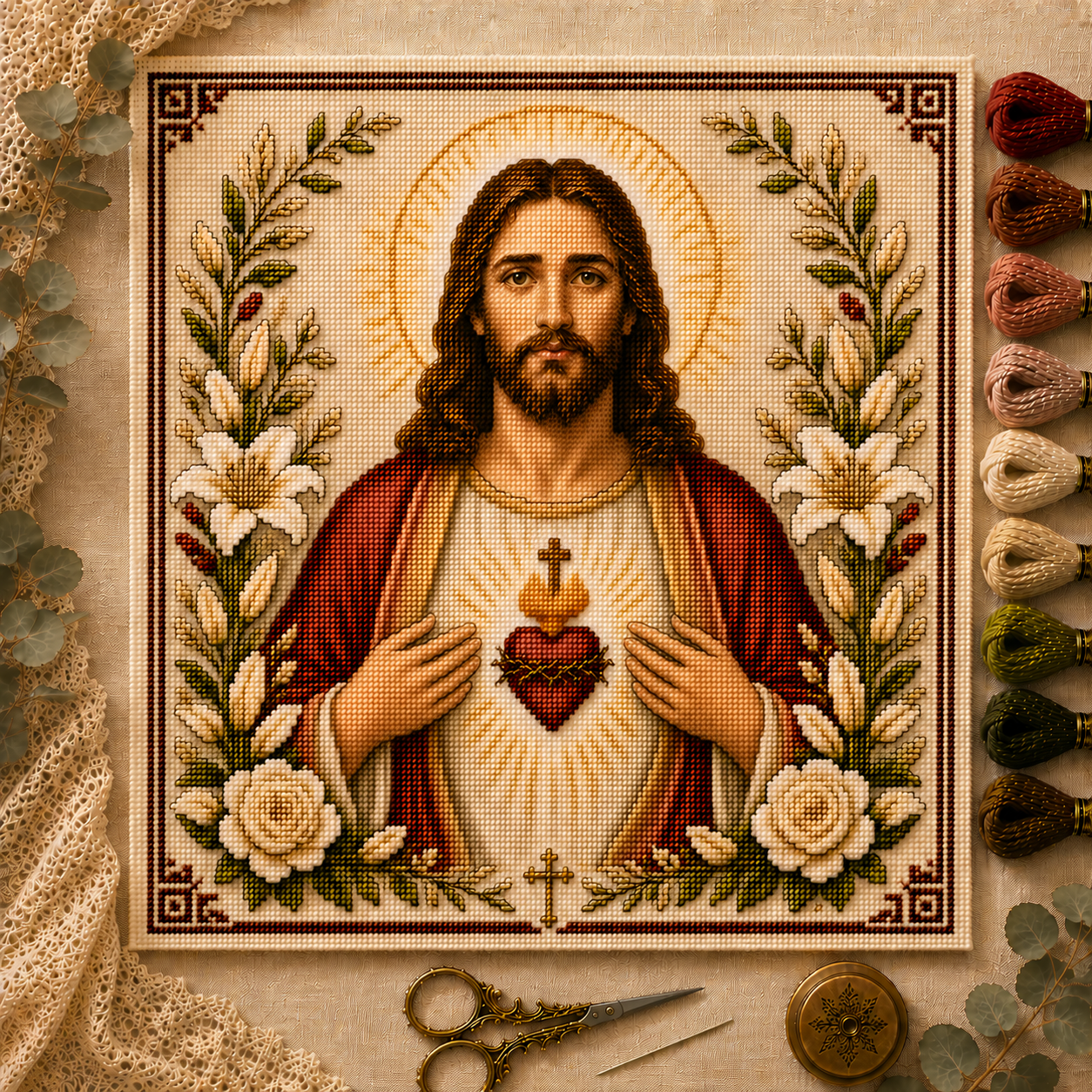 ✝️Faith Garden Cross Stitch Kit