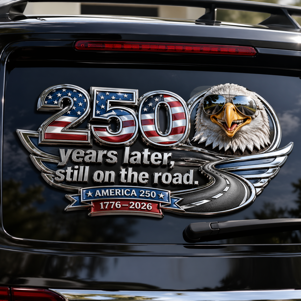 🚗 Premium Patriotic Car Decals – Celebrate 250 Years of American Pride 🇺🇸