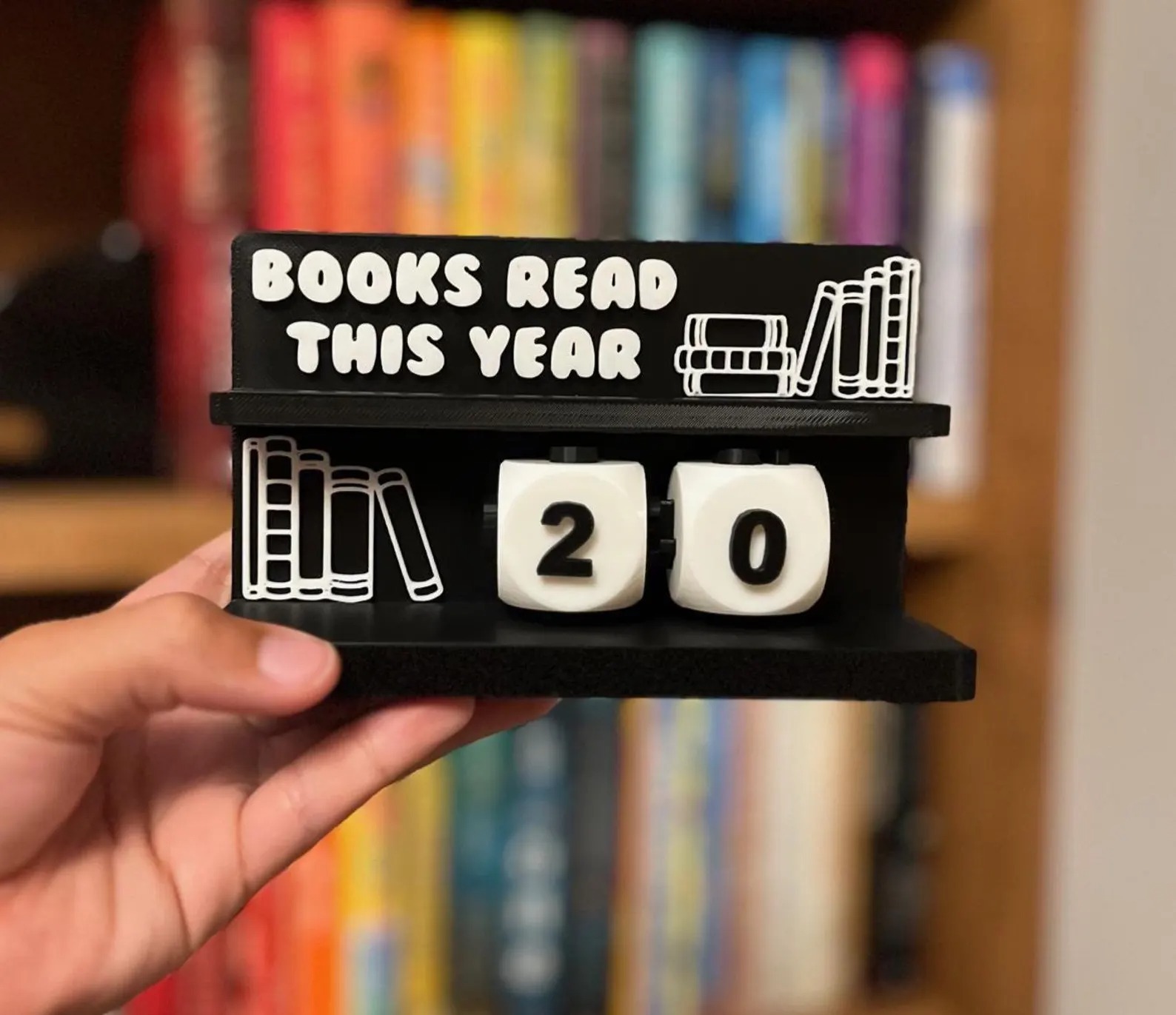 📚 Books Read This Year Counter – Fun & Colorful Reading Tracker