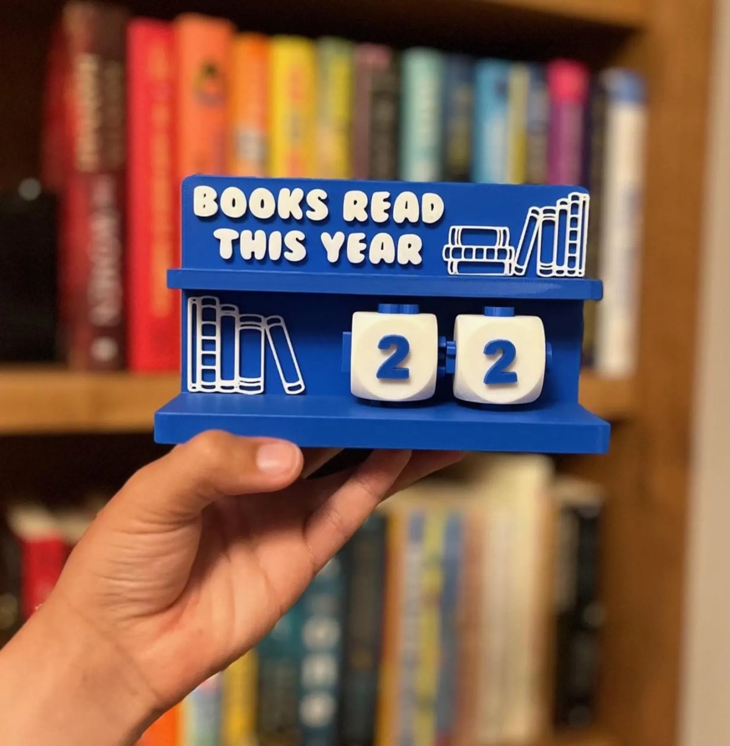 📚 Books Read This Year Counter – Fun & Colorful Reading Tracker