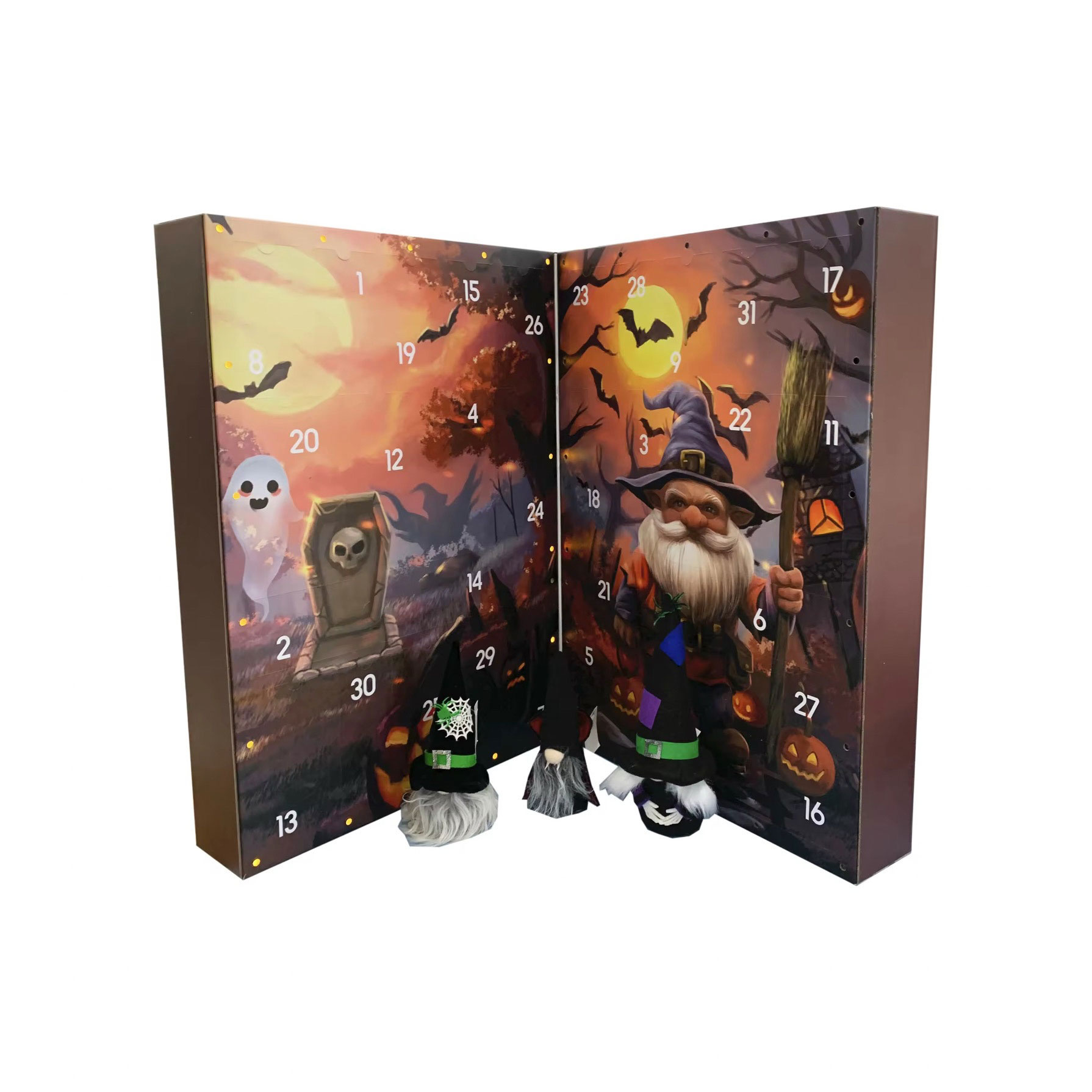 2025 Halloween Gnome Advent Calendar （Save 49% on the first week of pre-sale）