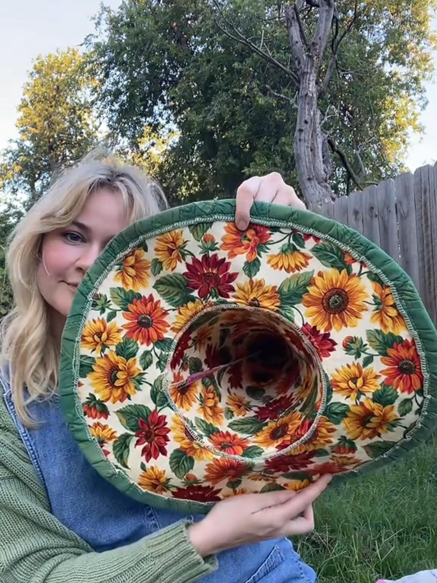 The Quilted Witch Hat | Handcrafted Folk Art Hat