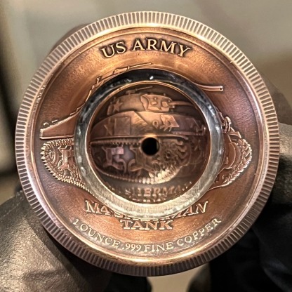 Handmade 250th Anniversary U.S. Army Motorcycle Bells