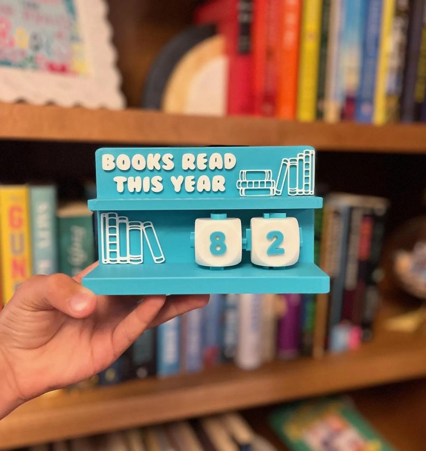 📚 Books Read This Year Counter – Fun & Colorful Reading Tracker