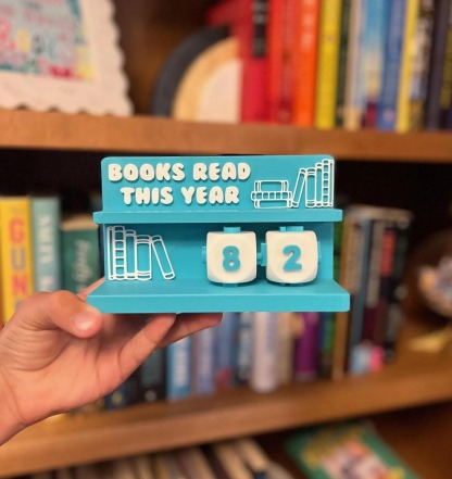 📚 Books Read This Year Counter – Fun & Colorful Reading Tracker