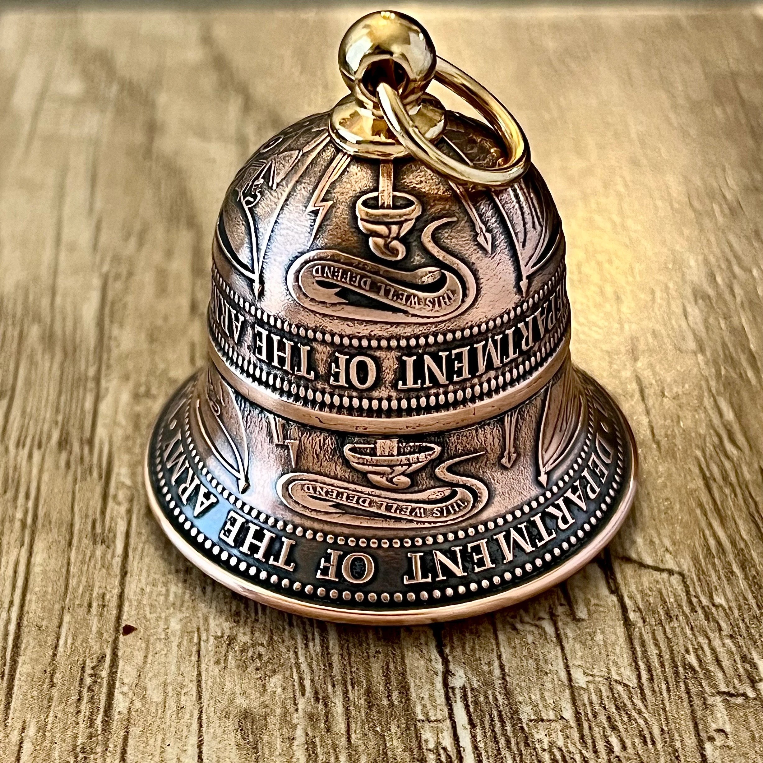 Handmade 250th Anniversary U.S. Army Motorcycle Bells