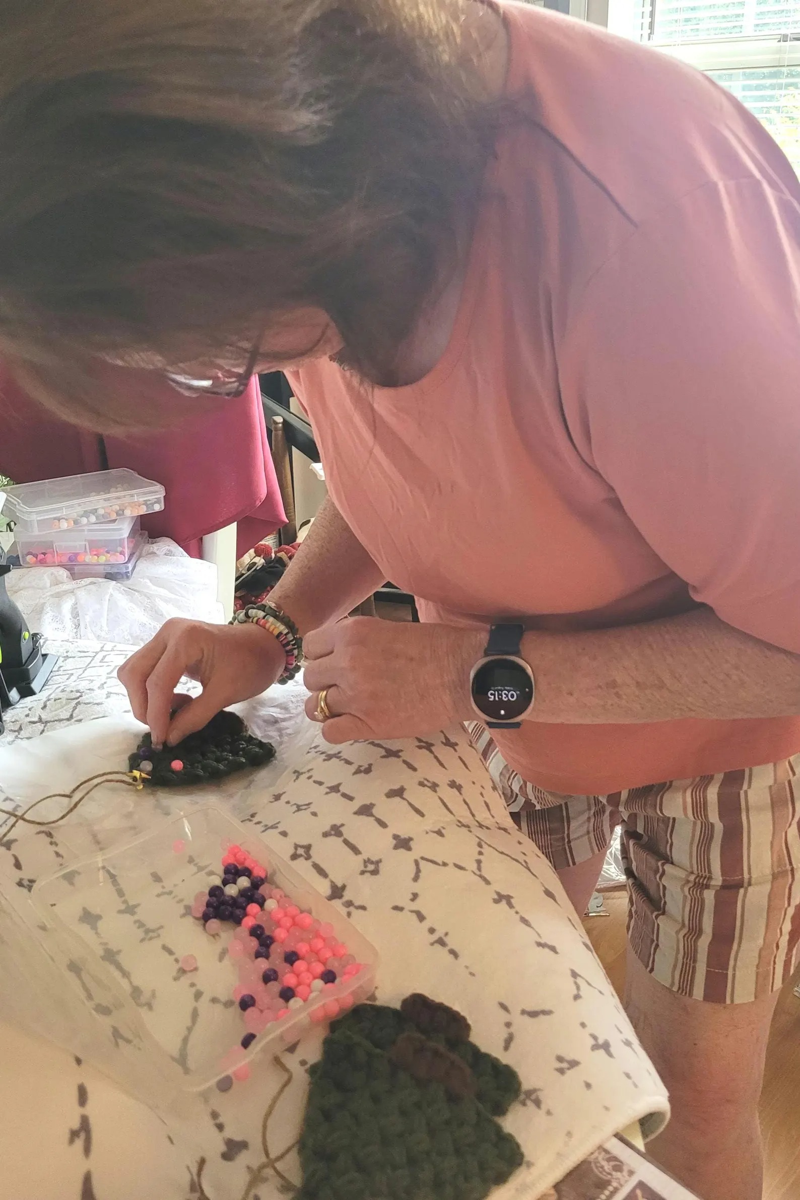 Crochet Christmas Tree Card