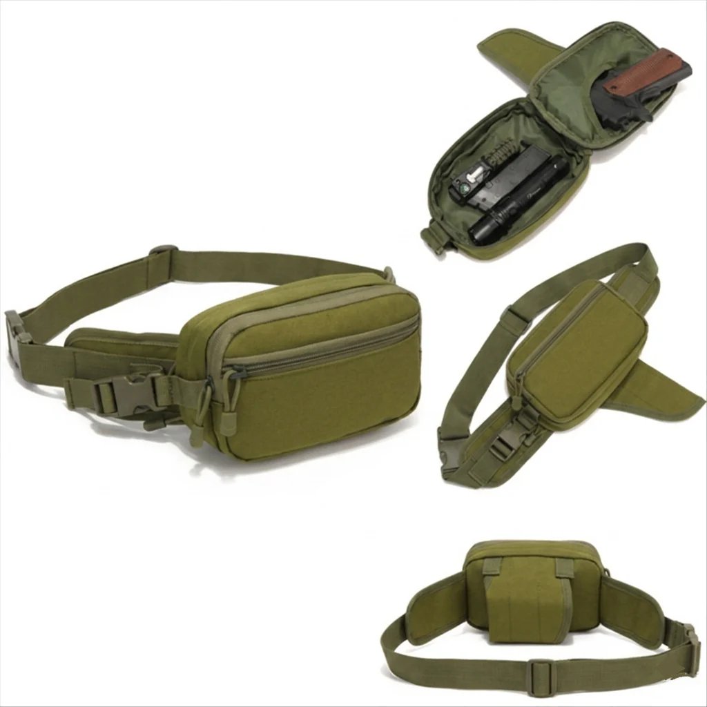 🔫🎒Multifunctional Concealed Carry Hip Bag with Rapid-Access Holster