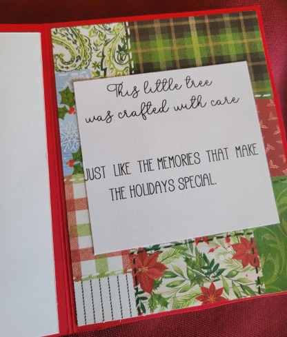 Crochet Christmas Tree Card