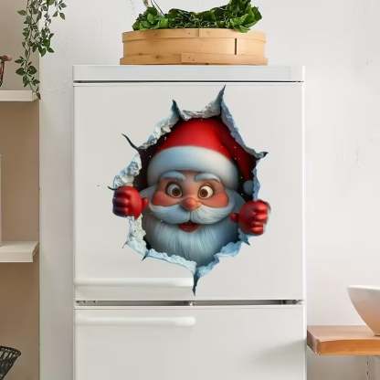 Creative Christmas Santa Wall Stickers
