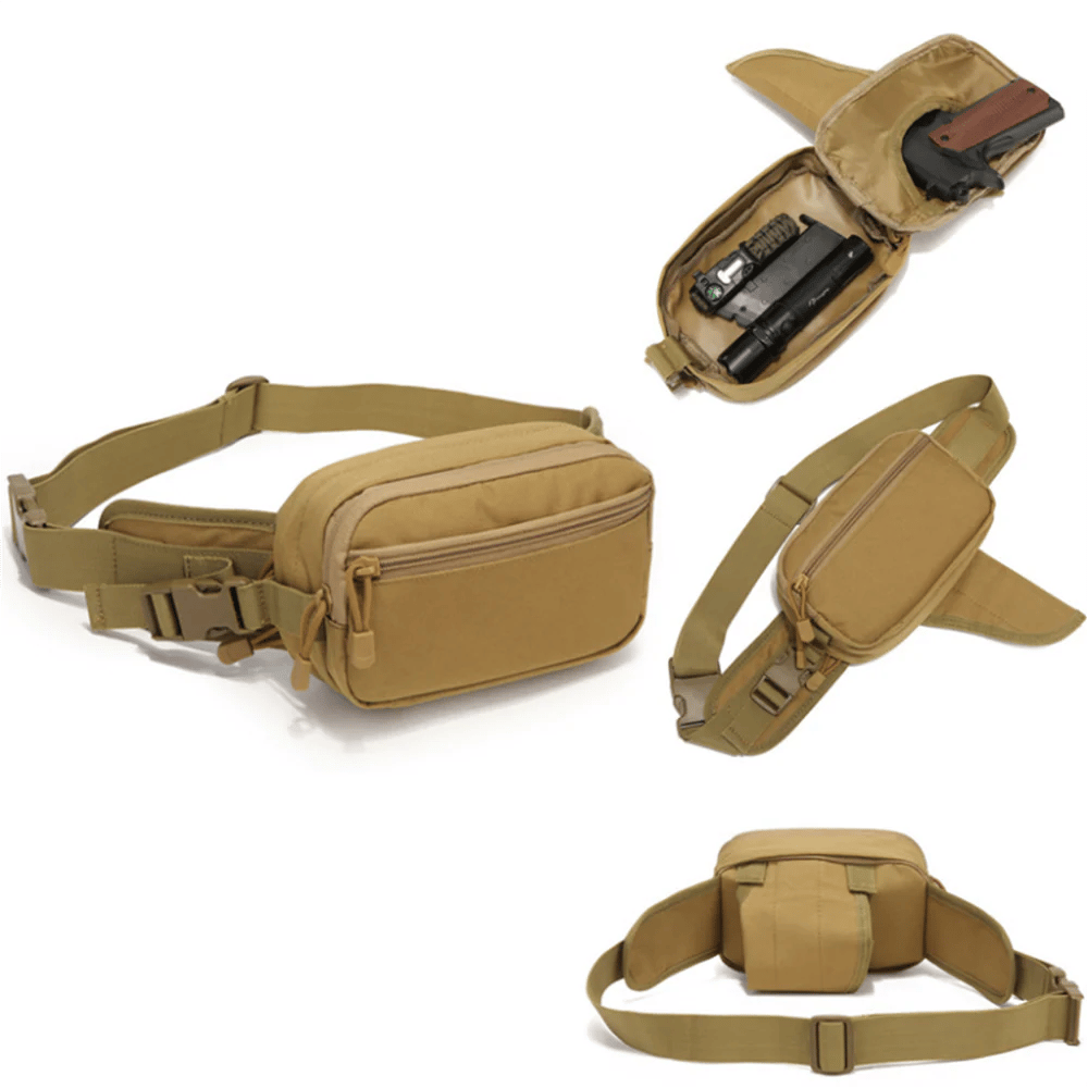 🔫🎒Multifunctional Concealed Carry Hip Bag with Rapid-Access Holster