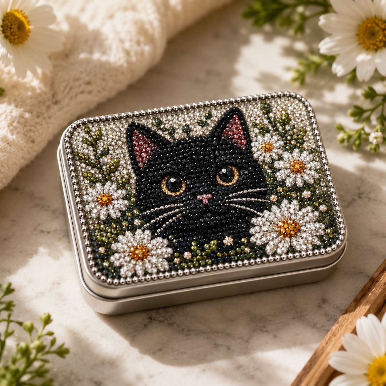 💎 DIY Diamond Painting Tin Box Kit ✨