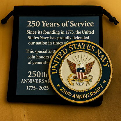 United States Military 250th Anniversary Challenge Coin Set