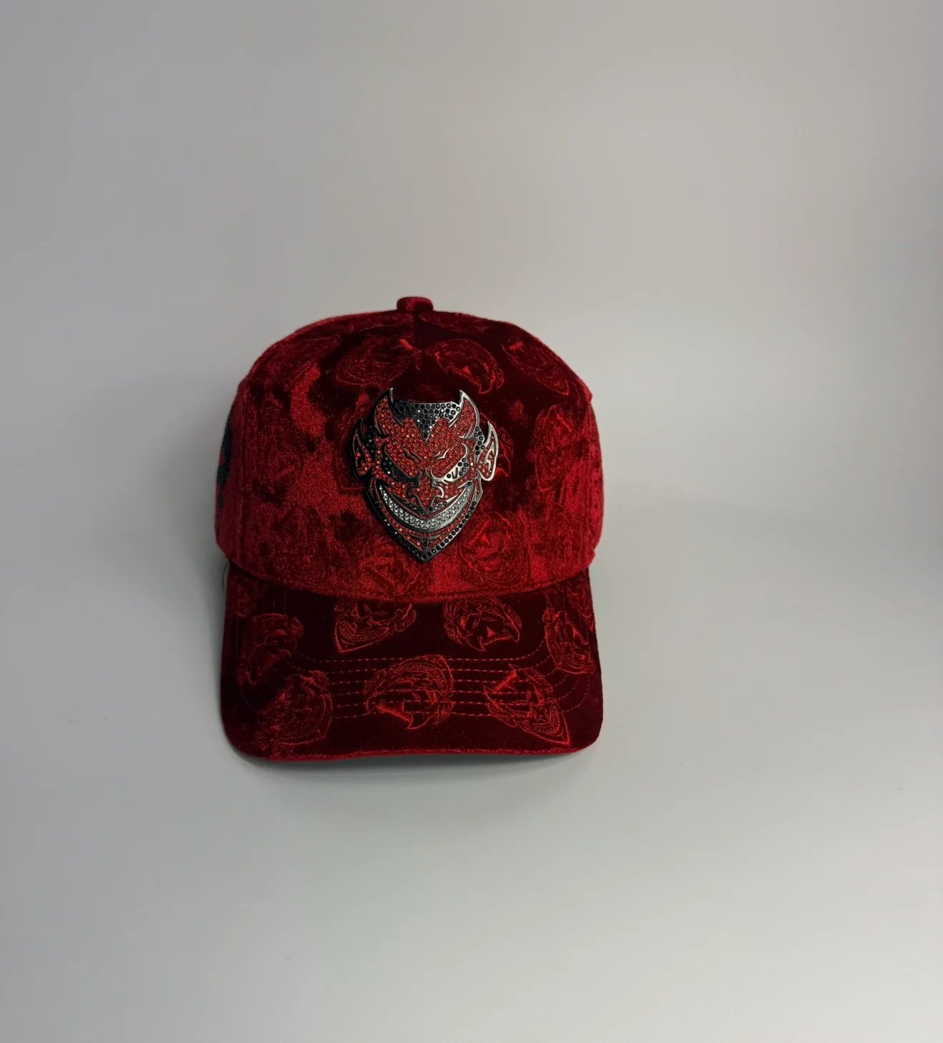 LUCIFER suede snapback hat Four colors available