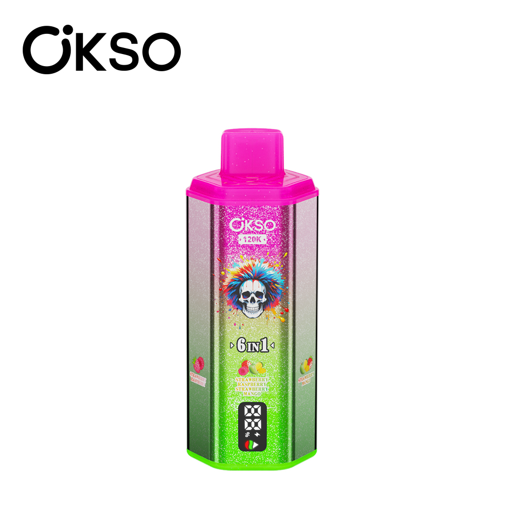 OKSO 120K Puffs 6 in 1 disposable vape