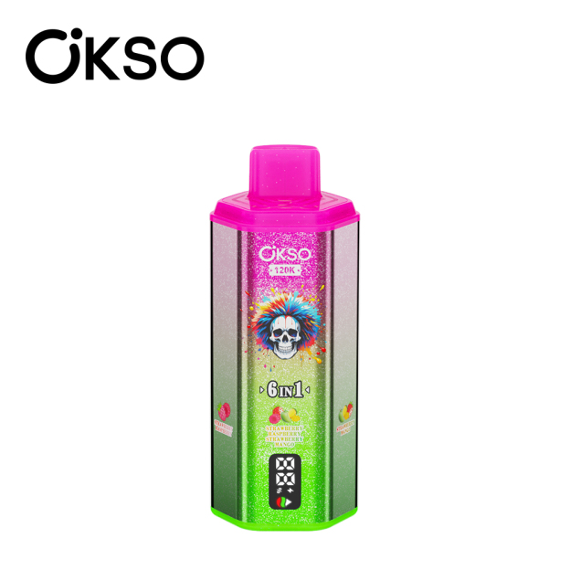 OKSO 120K Puffs 6 in 1 disposable vape