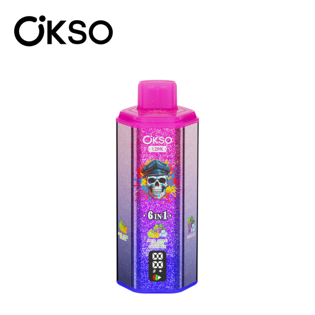 OKSO 120K Puffs 6 in 1 disposable vape