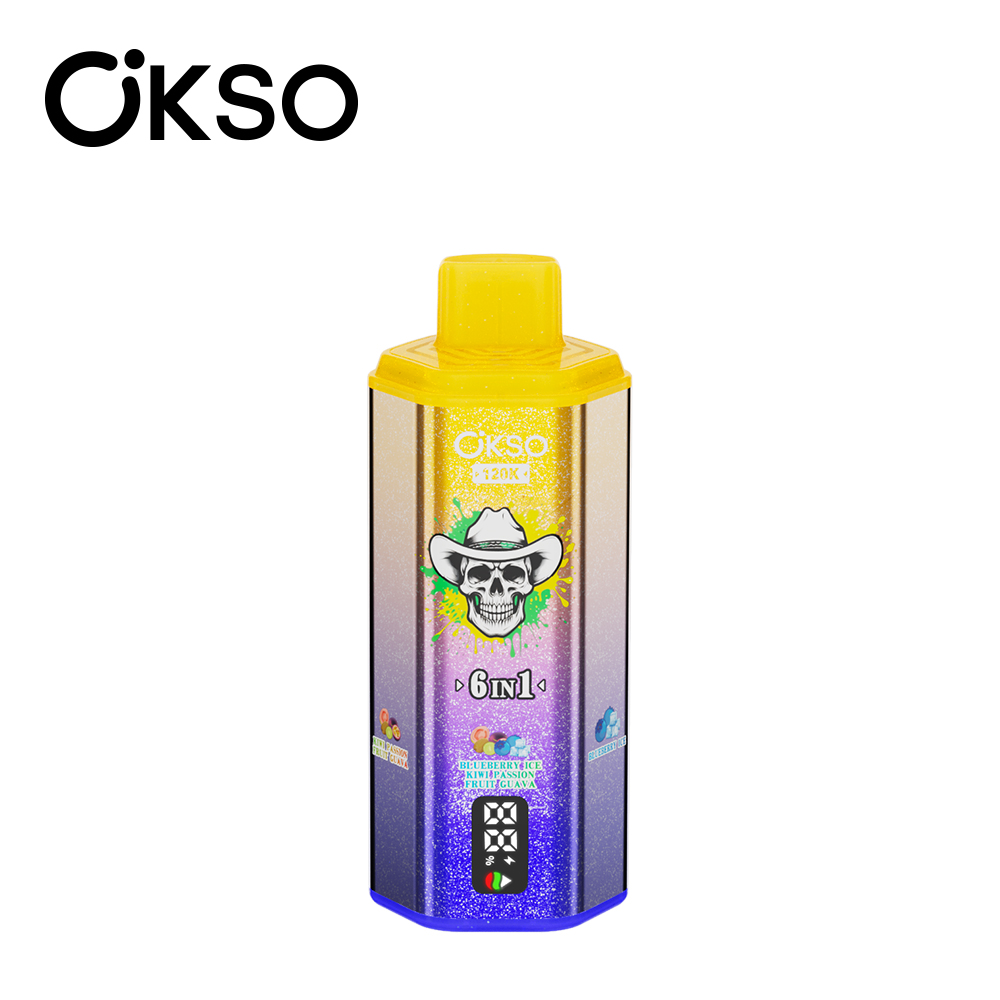 OKSO 120K Puffs 6 in 1 disposable vape