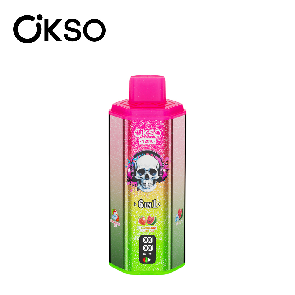 OKSO 120K Puffs 6 in 1 disposable vape