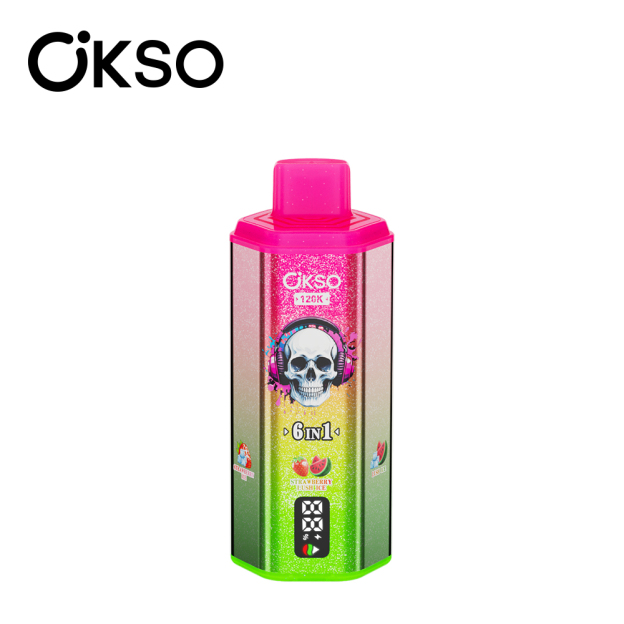 OKSO 120K Puffs 6 in 1 disposable vape