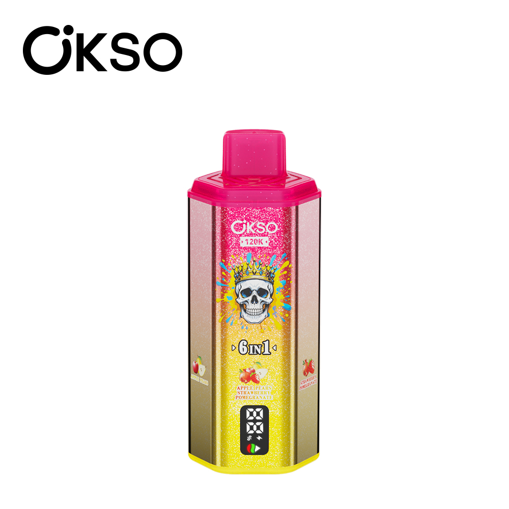 OKSO 120K Puffs 6 in 1 disposable vape