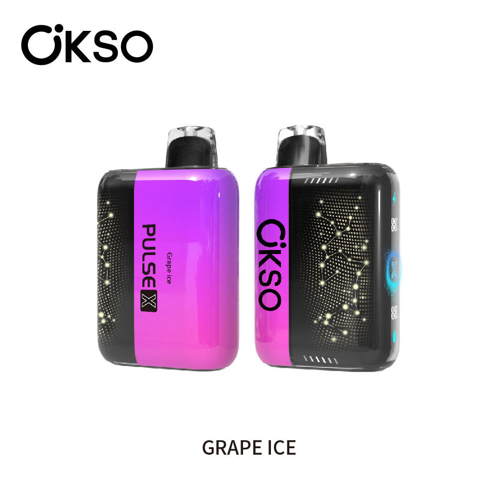 OKSO  25K Puffs PULSE X 3D Curved LED Screen Rechargeable Disposable Vape 