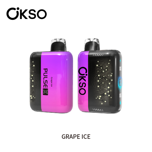 OKSO  25K Puffs PULSE X 3D Curved LED Screen Rechargeable Disposable Vape 