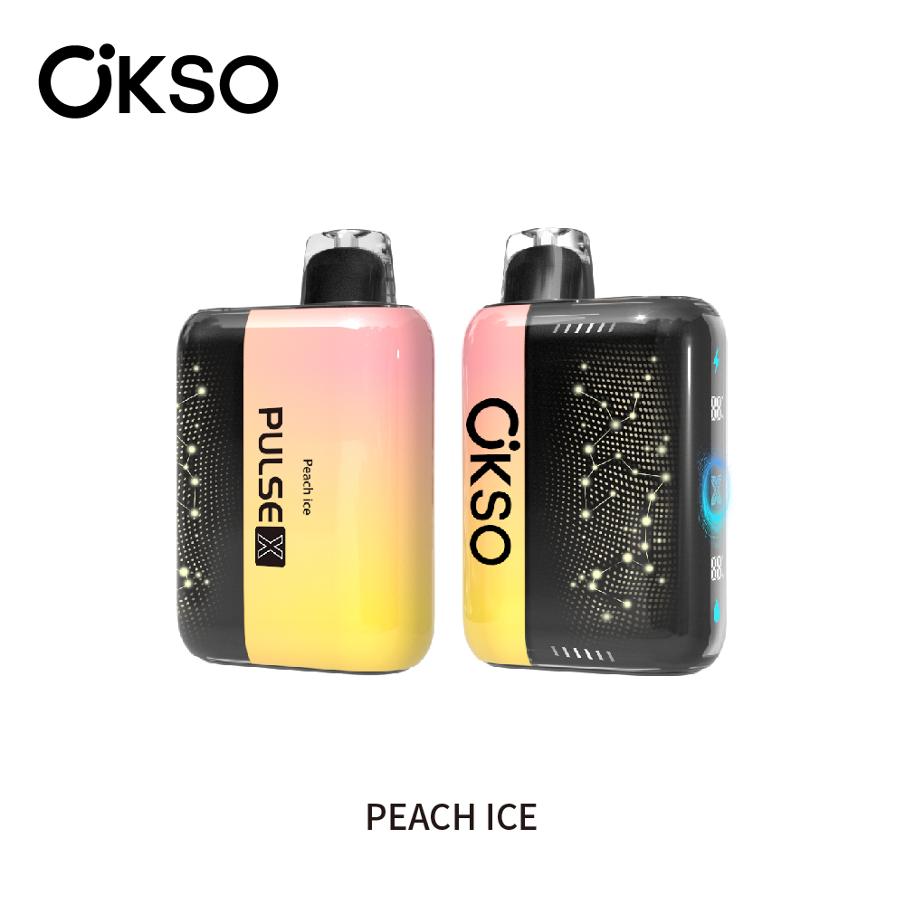 OKSO  25K Puffs PULSE X 3D Curved LED Screen Rechargeable Disposable Vape