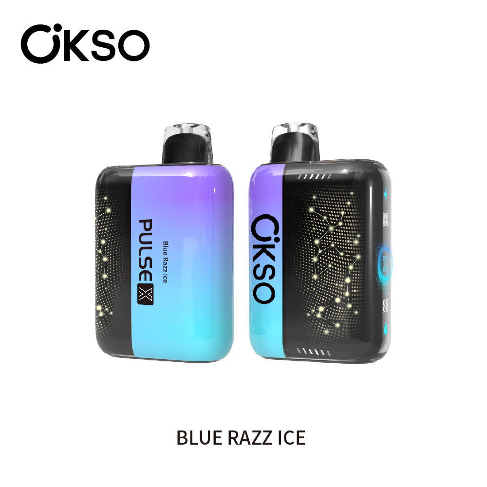 OKSO  25K Puffs PULSE X 3D Curved LED Screen Rechargeable Disposable Vape