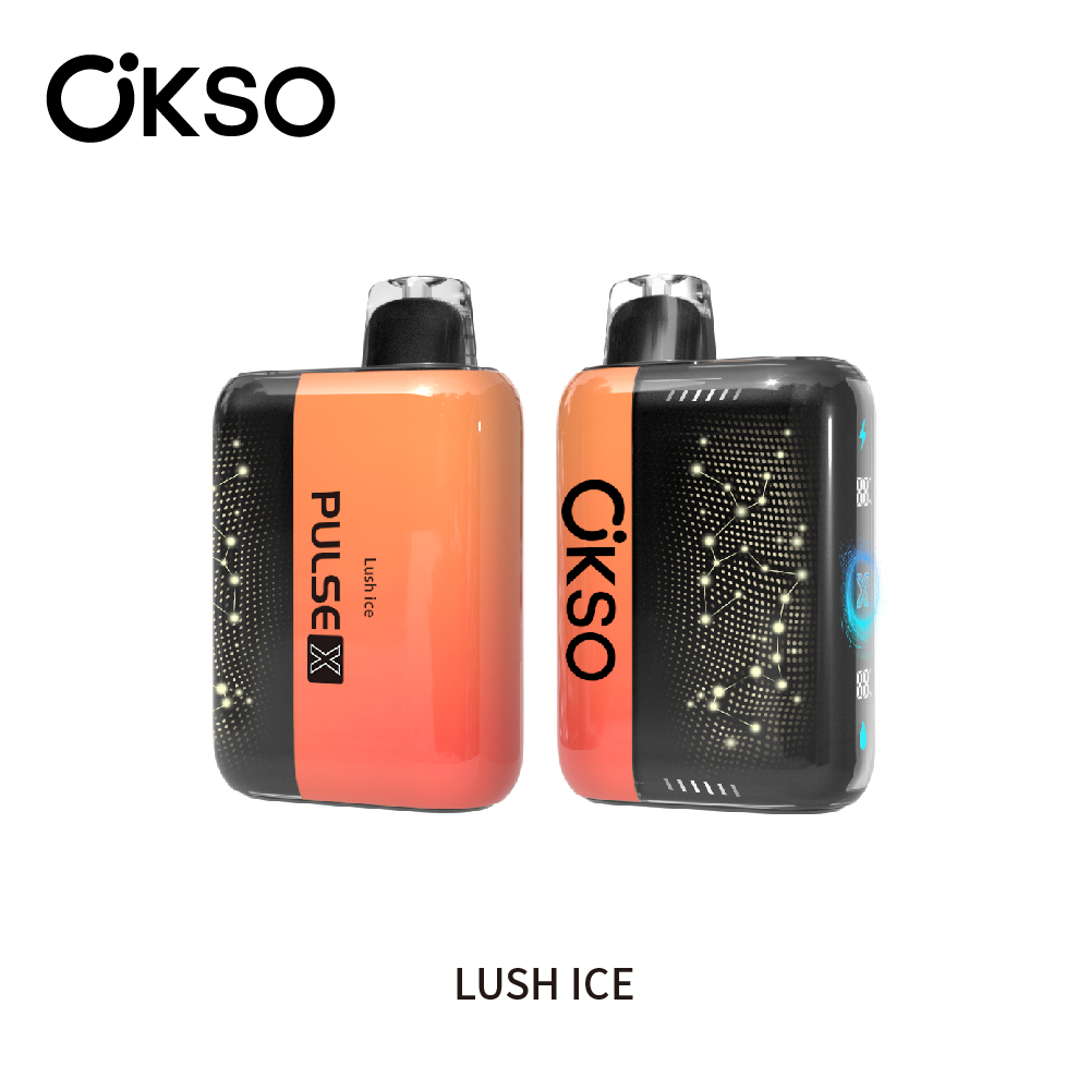 OKSO  25K Puffs PULSE X 3D Curved LED Screen Rechargeable Disposable Vape 