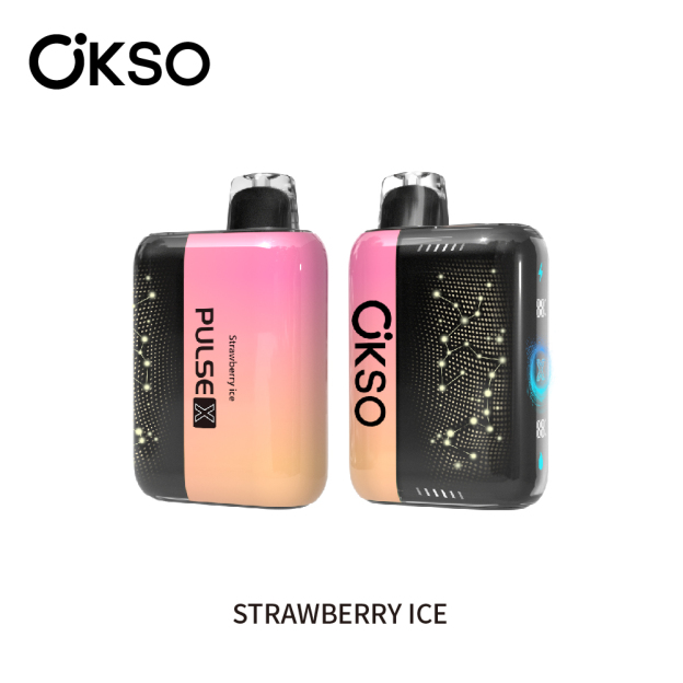 OKSO  25K Puffs PULSE X 3D Curved LED Screen Rechargeable Disposable Vape 