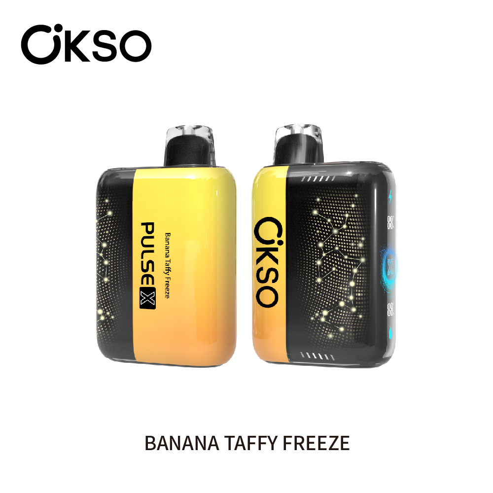 OKSO  25K Puffs PULSE X 3D Curved LED Screen Rechargeable Disposable Vape