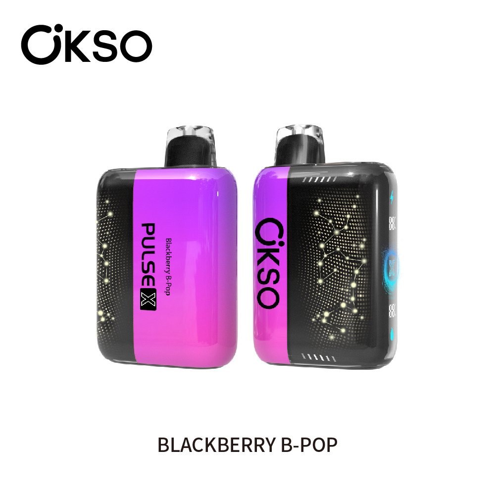 OKSO  25K Puffs PULSE X 3D Curved LED Screen Rechargeable Disposable Vape 
