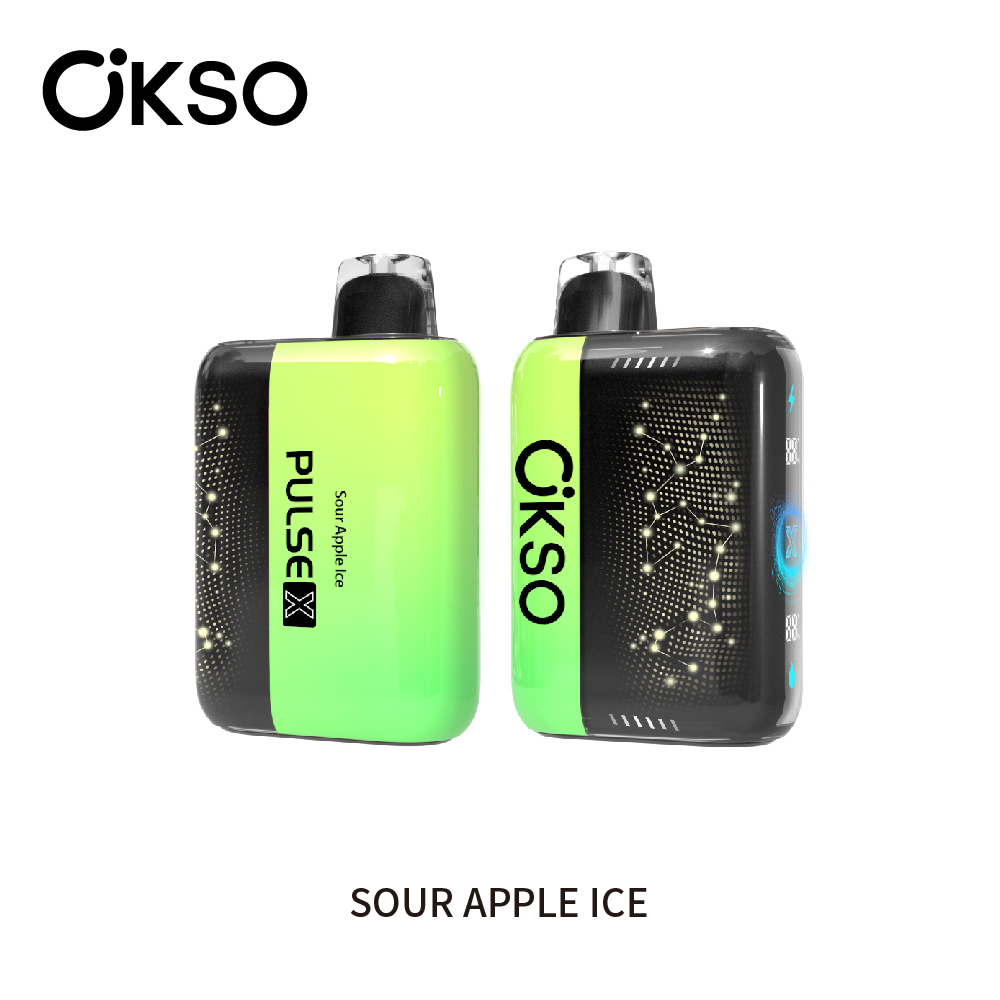OKSO  25K Puffs PULSE X 3D Curved LED Screen Rechargeable Disposable Vape 