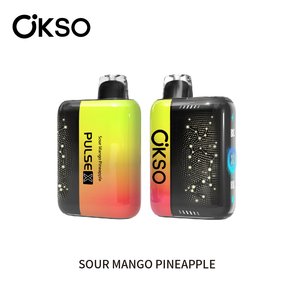 OKSO  25K Puffs PULSE X 3D Curved LED Screen Rechargeable Disposable Vape 