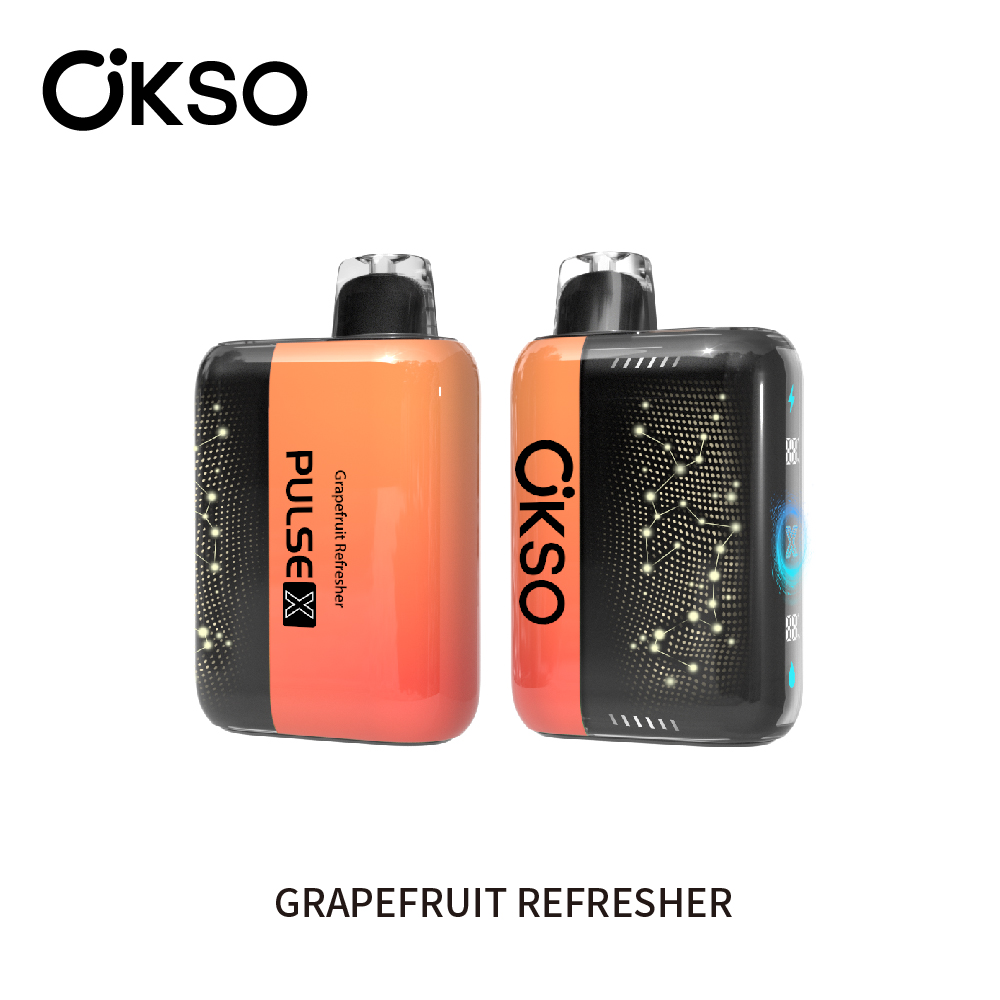 OKSO  25K Puffs PULSE X 3D Curved LED Screen Rechargeable Disposable Vape