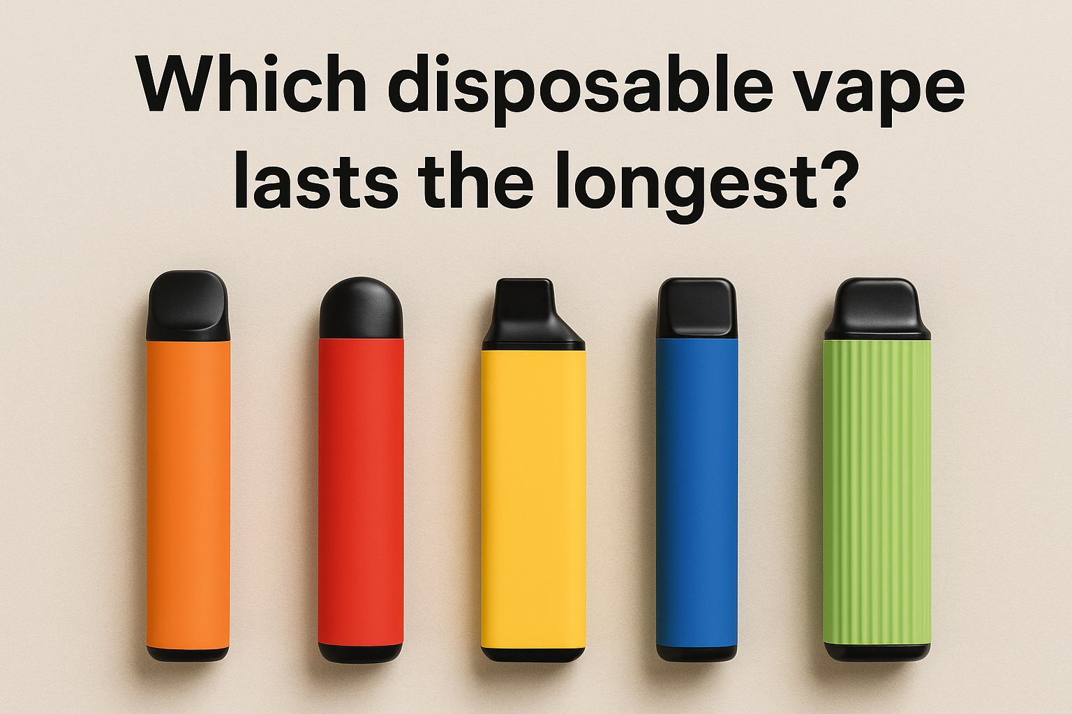 Which disposable vape lasts the longest?