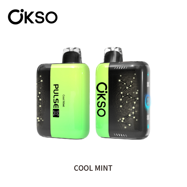 OKSO  25K Puffs PULSE X 3D Curved LED Screen Rechargeable Disposable Vape 