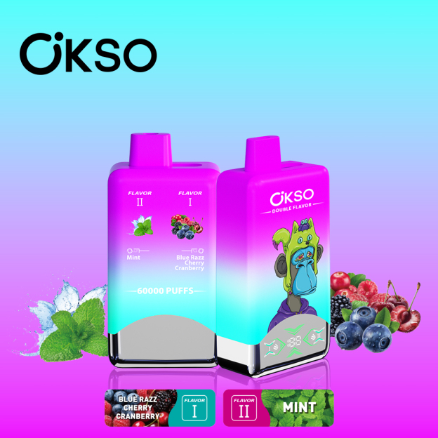 OKSO Dual Flavor 60000 Puffs  Disposable Vapes