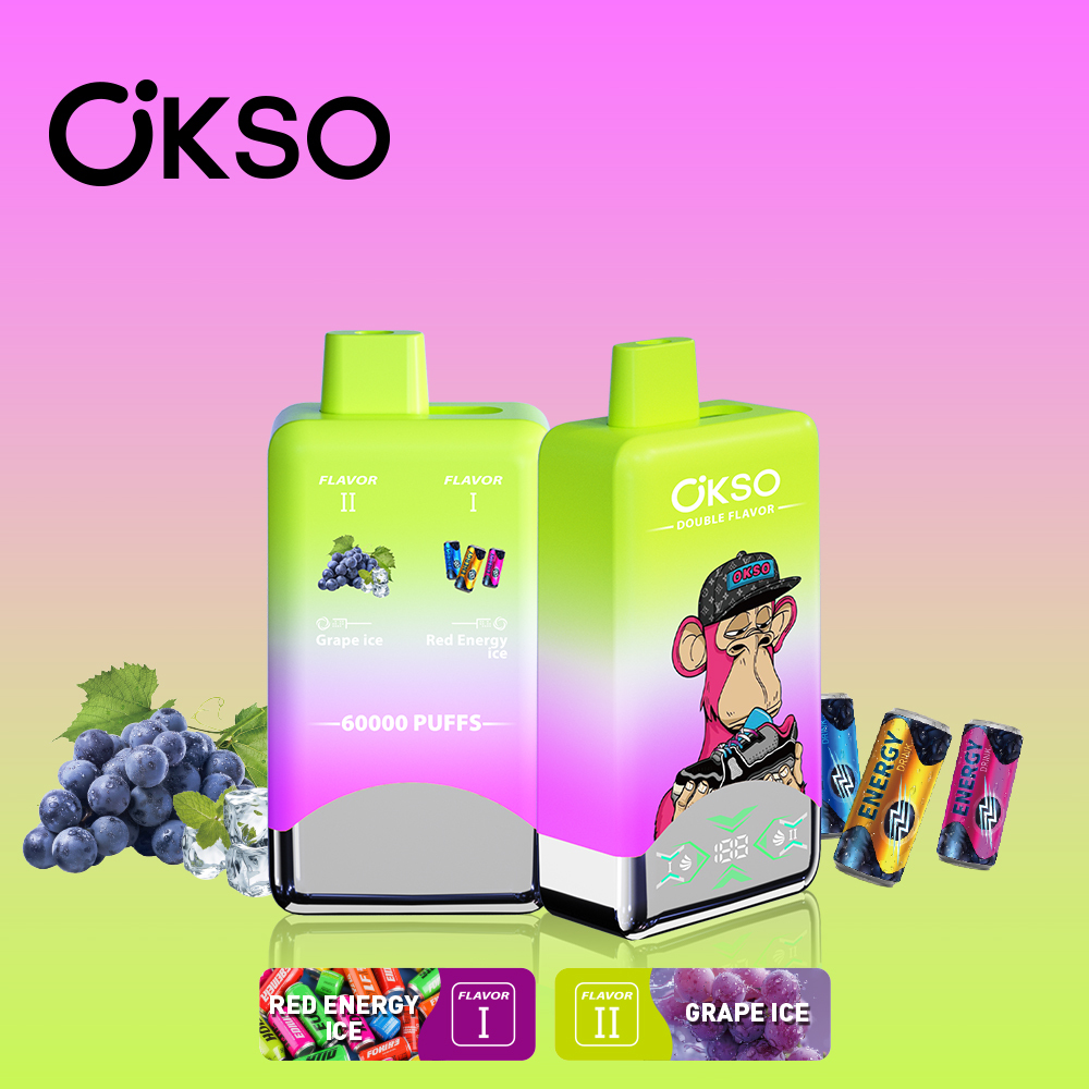OKSO Dual Flavor 60000 Puffs  Disposable Vapes