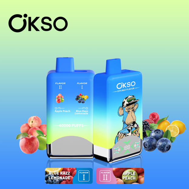 OKSO Dual Flavor 60000 Puffs  Disposable Vapes